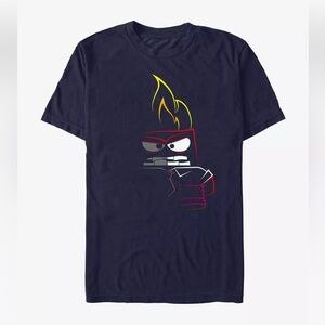 Disney Pixar Inside Out 2 Anger Lurking T-Shirt Blue Adult Size 2XL 100% New